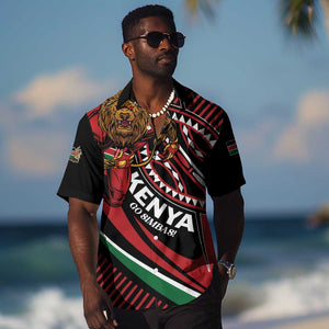 Custom Kenya Rugby Hawaiian Shirt Simbas Elevate Your Game