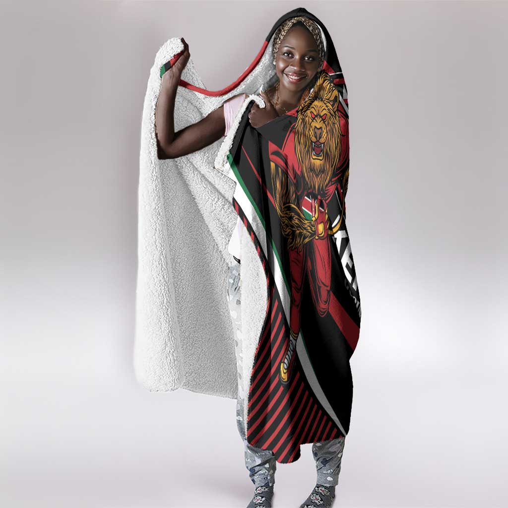 Kenya Rugby Hooded Blanket Simbas Elevate Your Game