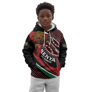Custom Kenya Rugby Kid Hoodie Simbas Elevate Your Game