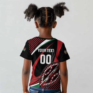 Custom Kenya Rugby Kid T shirt Simbas Elevate Your Game