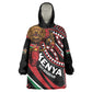 Custom Kenya Rugby Kid Wearable Blanket Hoodie Simbas Elevate Your Game