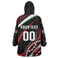 Custom Kenya Rugby Kid Wearable Blanket Hoodie Simbas Elevate Your Game