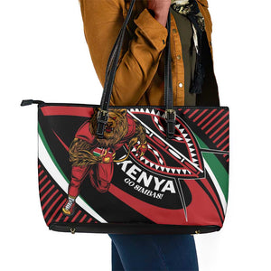 Kenya Rugby Leather Tote Bag Simbas Elevate Your Game