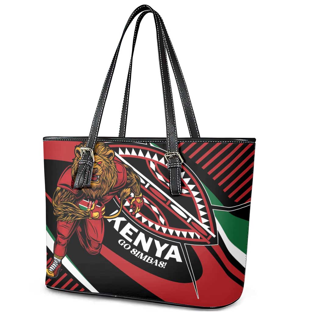 Kenya Rugby Leather Tote Bag Simbas Elevate Your Game
