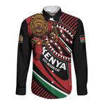 Custom Kenya Rugby Long Sleeve Button Shirt Simbas Elevate Your Game