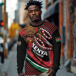 Custom Kenya Rugby Long Sleeve Shirt Simbas Elevate Your Game