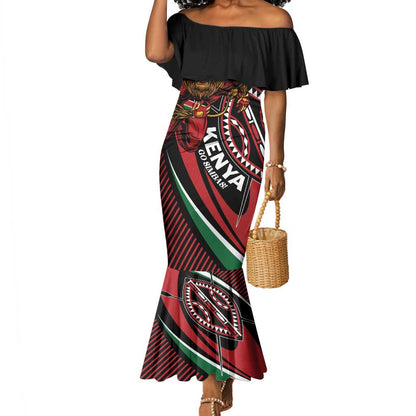 Custom Kenya Rugby Mermaid Dress Simbas Elevate Your Game