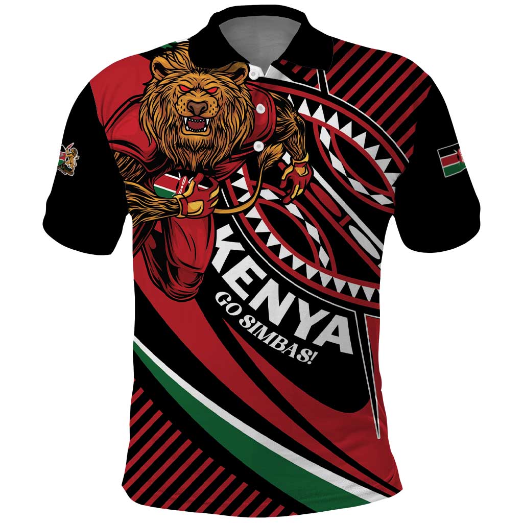 Custom Kenya Rugby Polo Shirt Simbas Elevate Your Game