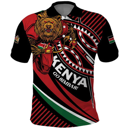 Custom Kenya Rugby Polo Shirt Simbas Elevate Your Game