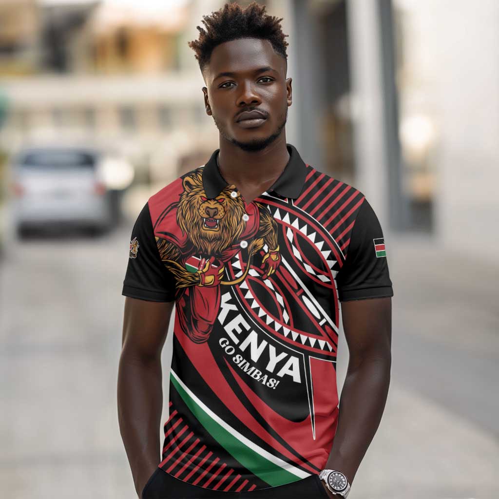 Custom Kenya Rugby Polo Shirt Simbas Elevate Your Game