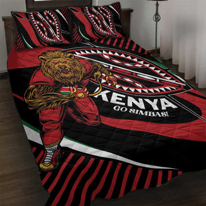 Kenya Rugby Quilt Bed Set Simbas Elevate Your Game