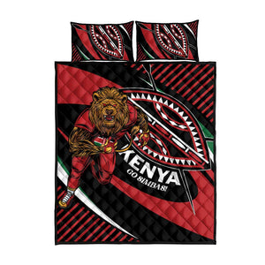 Kenya Rugby Quilt Bed Set Simbas Elevate Your Game