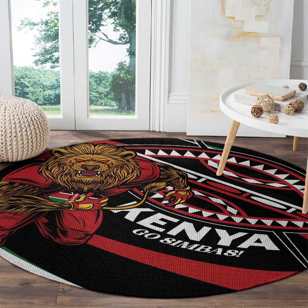 Kenya Rugby Round Carpet Simbas Elevate Your Game