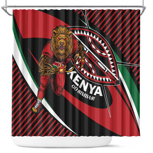 Kenya Rugby Shower Curtain Simbas Elevate Your Game