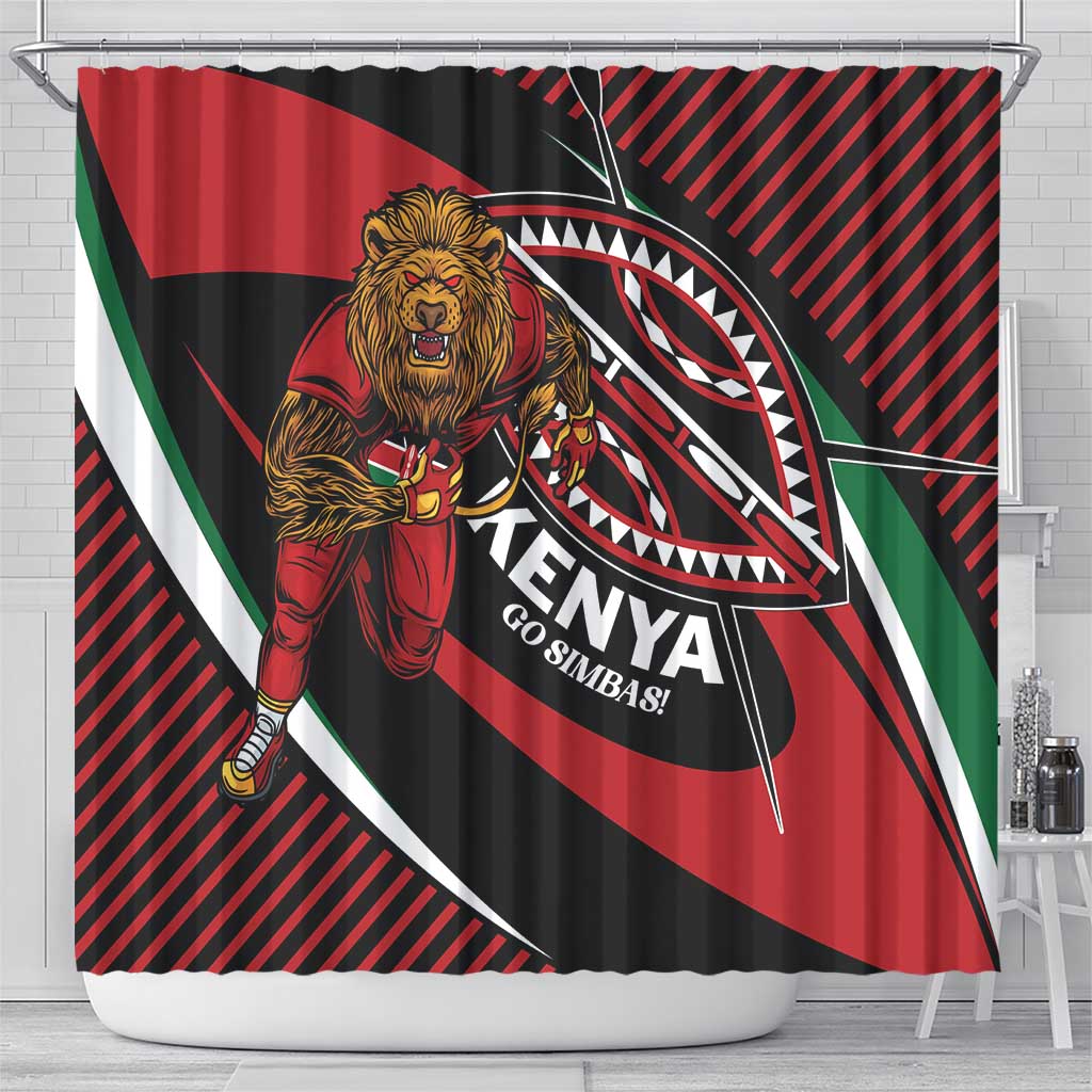 Kenya Rugby Shower Curtain Simbas Elevate Your Game