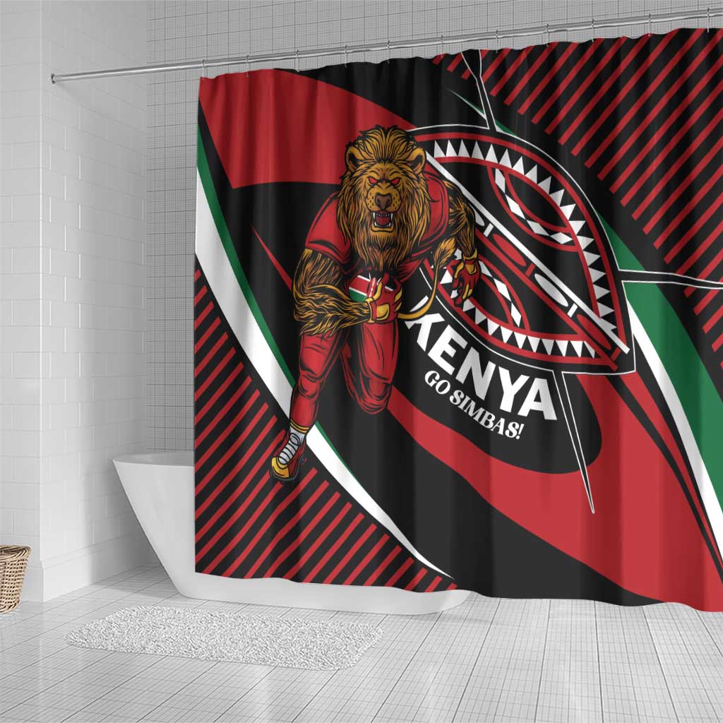 Kenya Rugby Shower Curtain Simbas Elevate Your Game