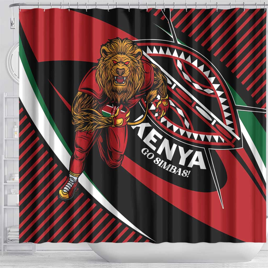 Kenya Rugby Shower Curtain Simbas Elevate Your Game