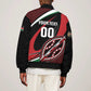 Custom Kenya Rugby Sleeve Zip Bomber Jacket Simbas Elevate Your Game