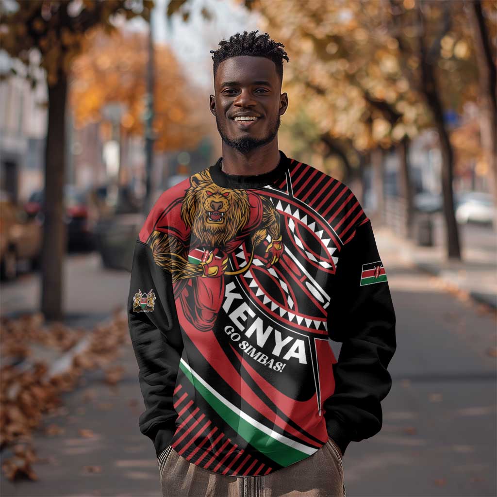 Custom Kenya Rugby Sweatshirt Simbas Elevate Your Game