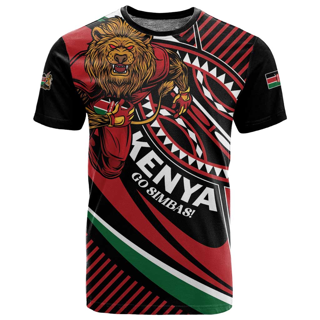 Custom Kenya Rugby T shirt Simbas Elevate Your Game