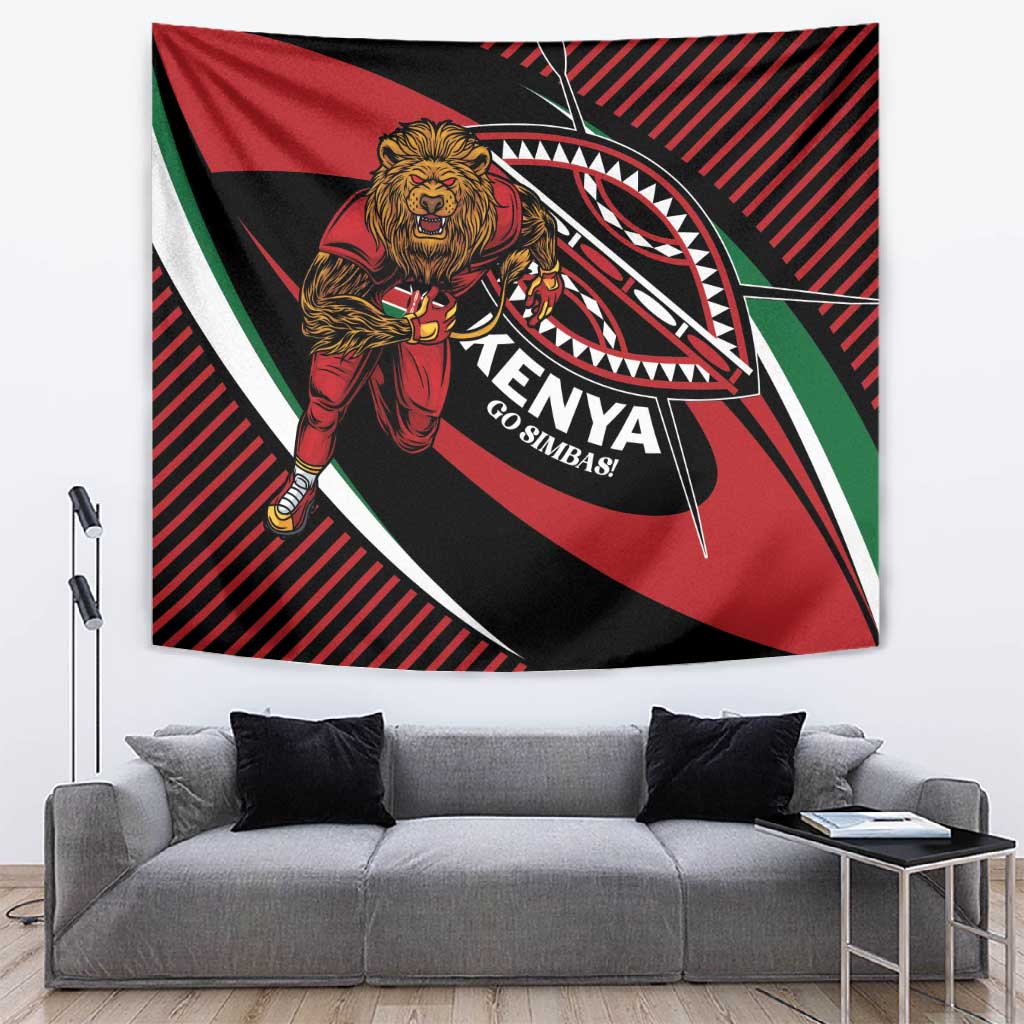 Kenya Rugby Tapestry Simbas Elevate Your Game