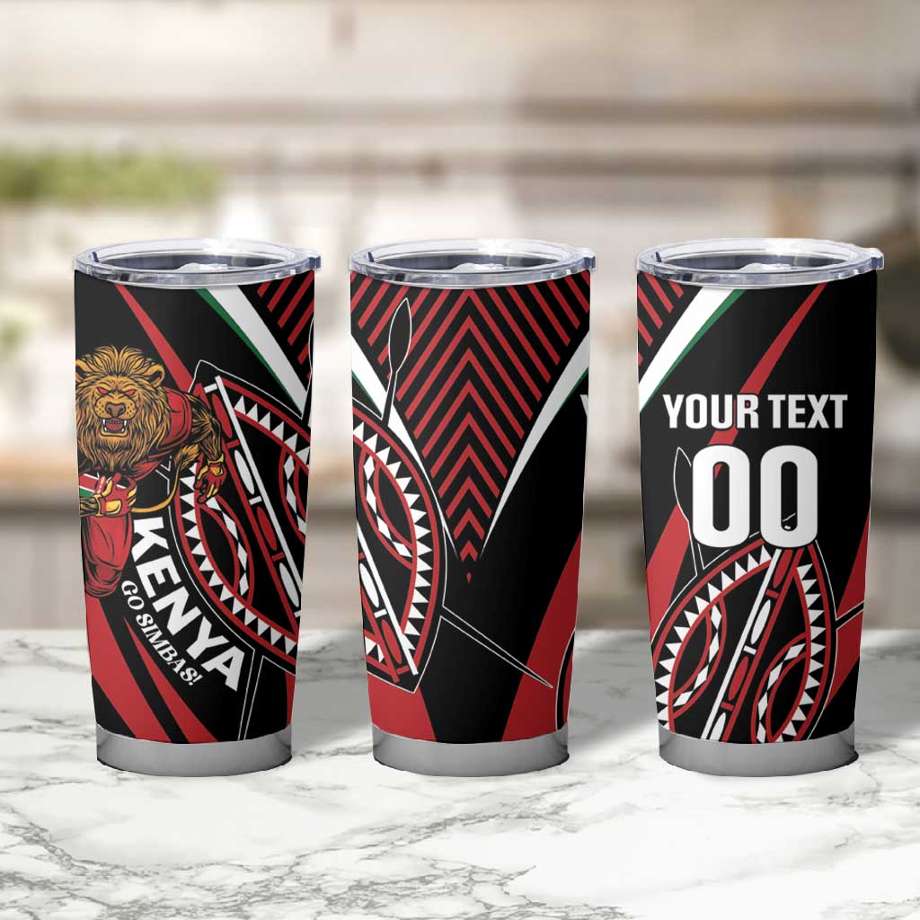 Custom Kenya Rugby Tumbler Cup Simbas Elevate Your Game