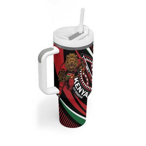 Custom Kenya Rugby Tumbler With Handle Simbas Elevate Your Game