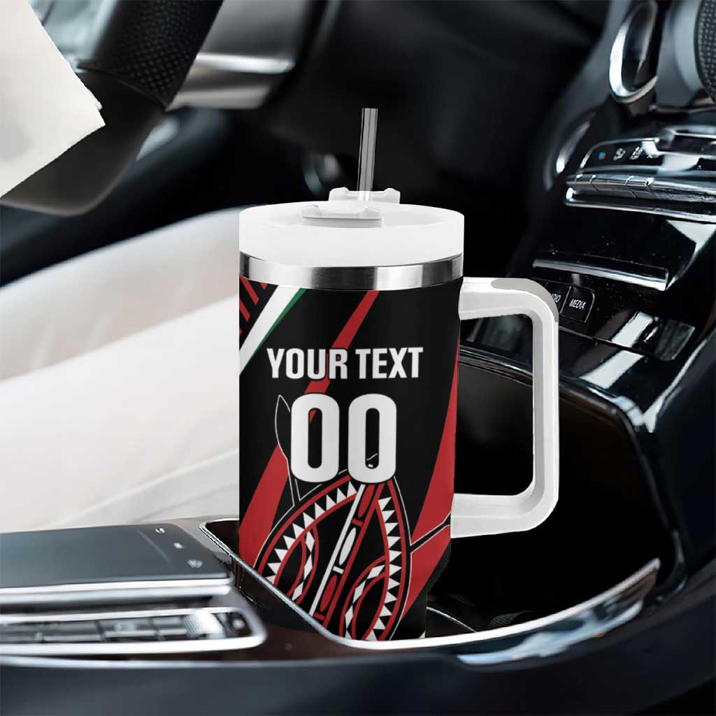Custom Kenya Rugby Tumbler With Handle Simbas Elevate Your Game
