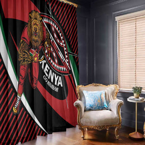 Kenya Rugby Window Curtain Simbas Elevate Your Game