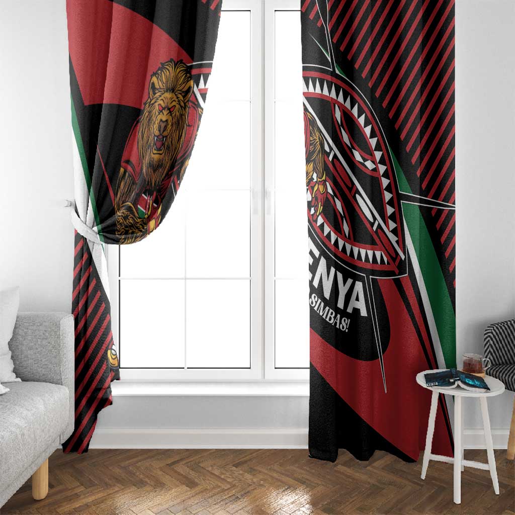 Kenya Rugby Window Curtain Simbas Elevate Your Game