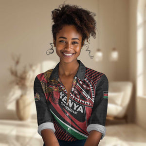 Custom Kenya Rugby Women Casual Shirt Simbas Elevate Your Game