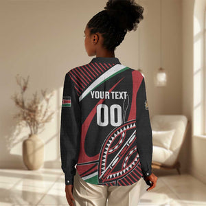 Custom Kenya Rugby Women Casual Shirt Simbas Elevate Your Game