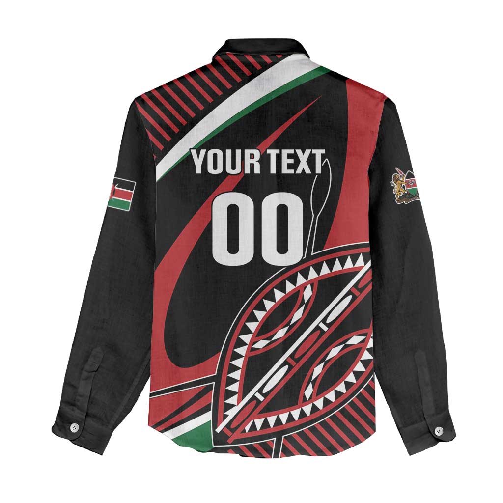 Custom Kenya Rugby Women Casual Shirt Simbas Elevate Your Game