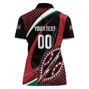 Custom Kenya Rugby Women Polo Shirt Simbas Elevate Your Game