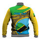 Personalized Tanzania Independence Day Baseball Jacket with Tanzanian Coat of Arms and African Pattern LT01