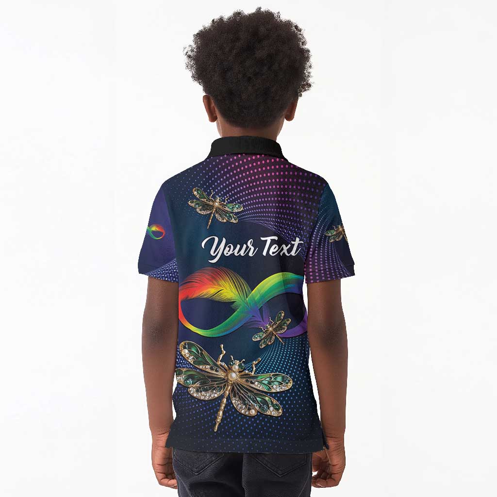 Personalized As Long As I Breathe You'll Be Remembered Kid Polo Shirt Luxury Dragonfly - Feather Infinity