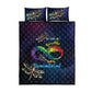 As Long As I Breathe You'll Be Remembered Quilt Bed Set Luxury Dragonfly - Feather Infinity