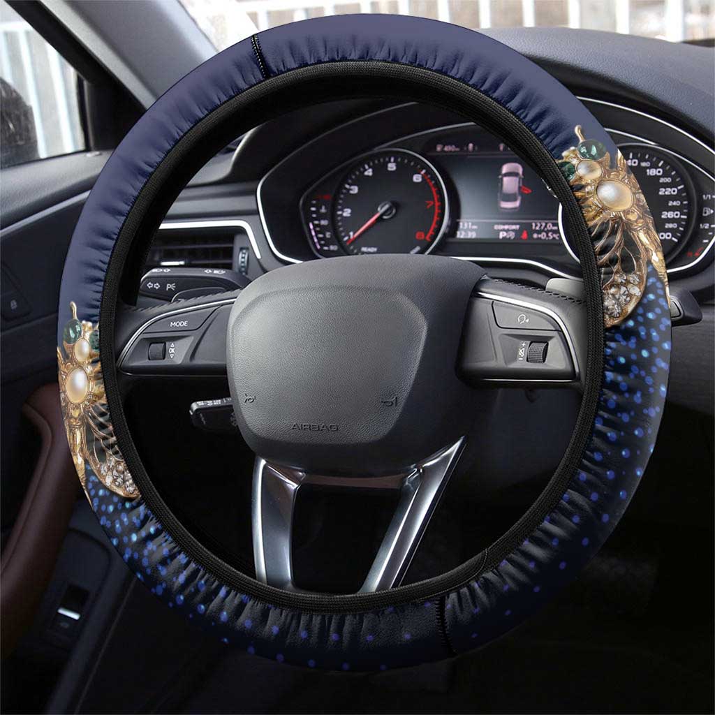 As Long As I Breathe You'll Be Remembered Steering Wheel Cover Luxury Dragonfly - Feather Infinity