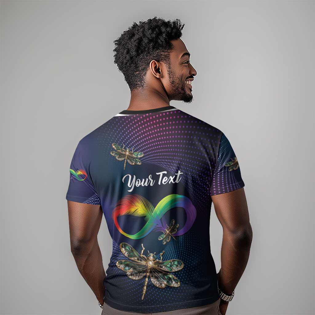 Personalized As Long As I Breathe You'll Be Remembered T shirt Luxury Dragonfly - Feather Infinity