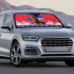 Ayiti Jwaye Nwel Auto Sun Shade Haiti Merry Christmas