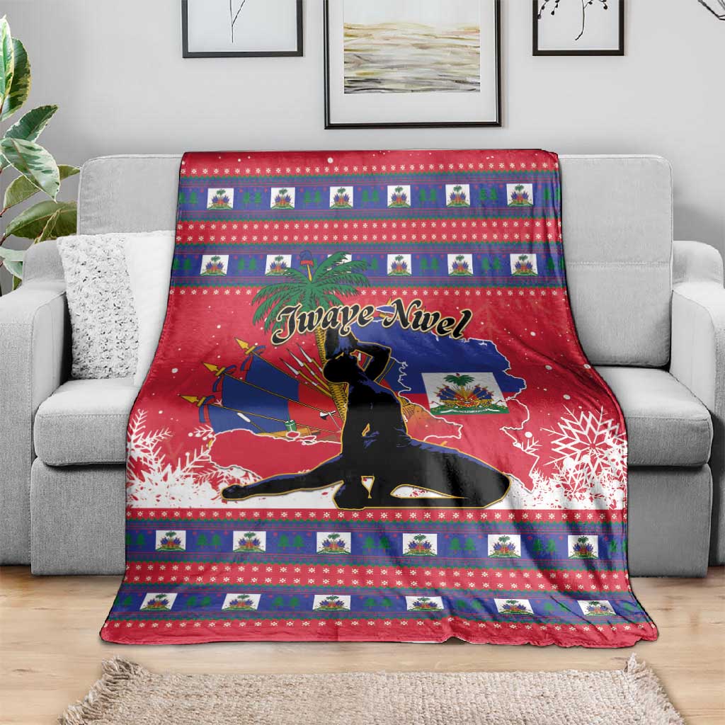 Ayiti Jwaye Nwel Blanket Haiti Merry Christmas - African Pride