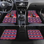 Personalized Ayiti Jwaye Nwel Car Mats Haiti Merry Christmas - African Pride
