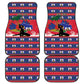 Personalized Ayiti Jwaye Nwel Car Mats Haiti Merry Christmas - African Pride