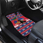 Personalized Ayiti Jwaye Nwel Car Mats Haiti Merry Christmas - African Pride