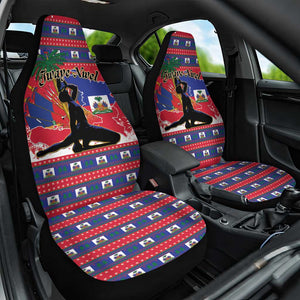 Ayiti Jwaye Nwel Car Seat Cover Haiti Merry Christmas - African Pride