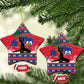 Ayiti Jwaye Nwel Ceramic Ornament Haiti Merry Christmas - African Pride