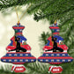 Ayiti Jwaye Nwel Ceramic Ornament Haiti Merry Christmas - African Pride