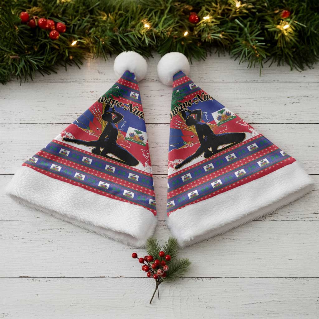 Ayiti Jwaye Nwel Christmas Santa Hat Haiti Merry Christmas - African Pride