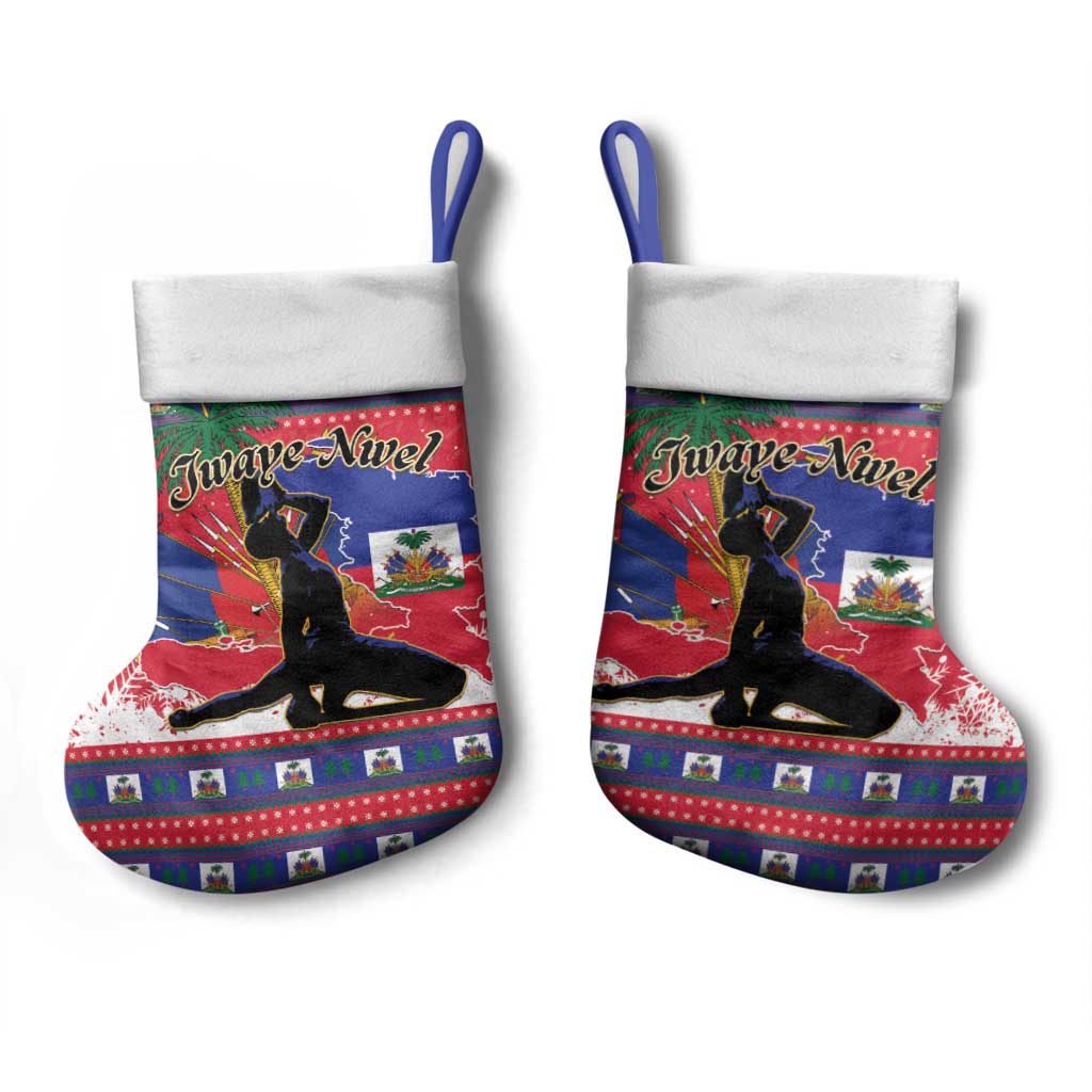 Ayiti Jwaye Nwel Christmas Stocking Haiti Merry Christmas - African Pride