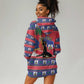 Personalized Ayiti Jwaye Nwel Hoodie Dress Haiti Merry Christmas - African Pride